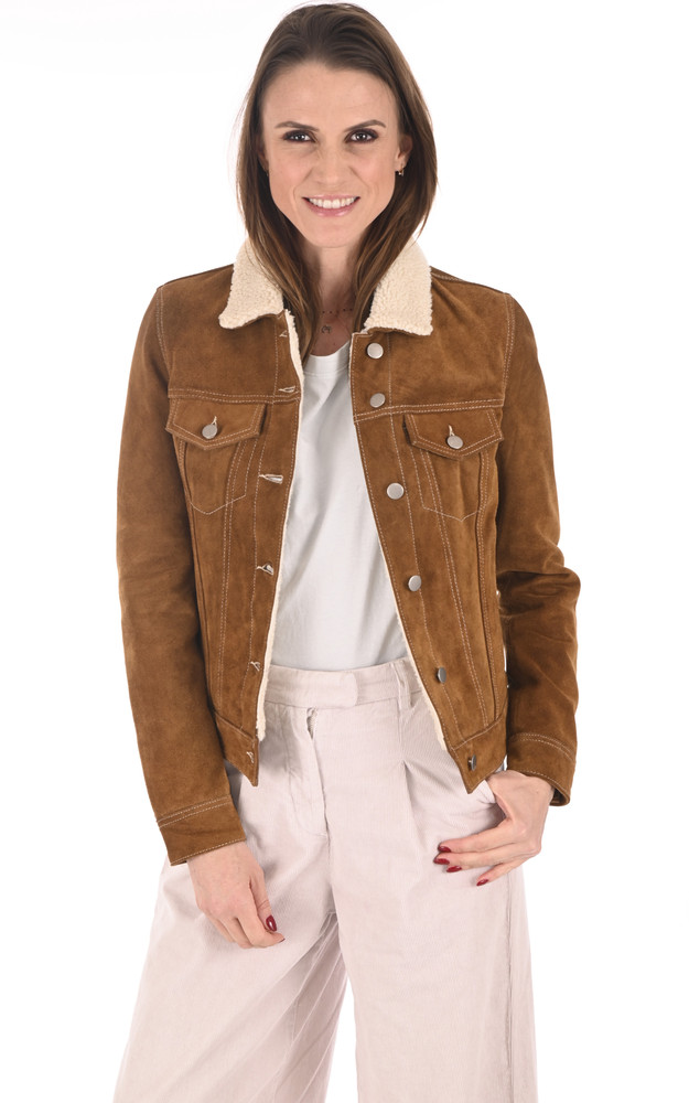 Blouson Trucky nubuck cognac Rose Garden