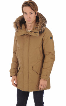 Doudoune Polar avec fourrure camel Doudoune Polar avec fourrure camel