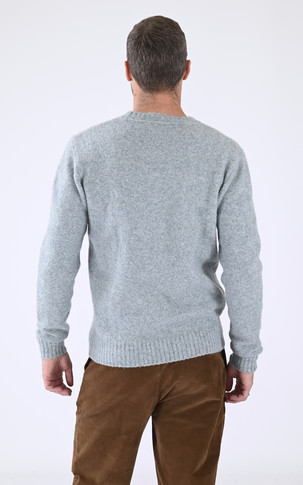 Pull col rond vert