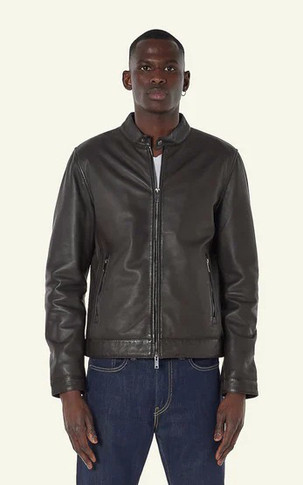 Blouson Joseph cuir marron