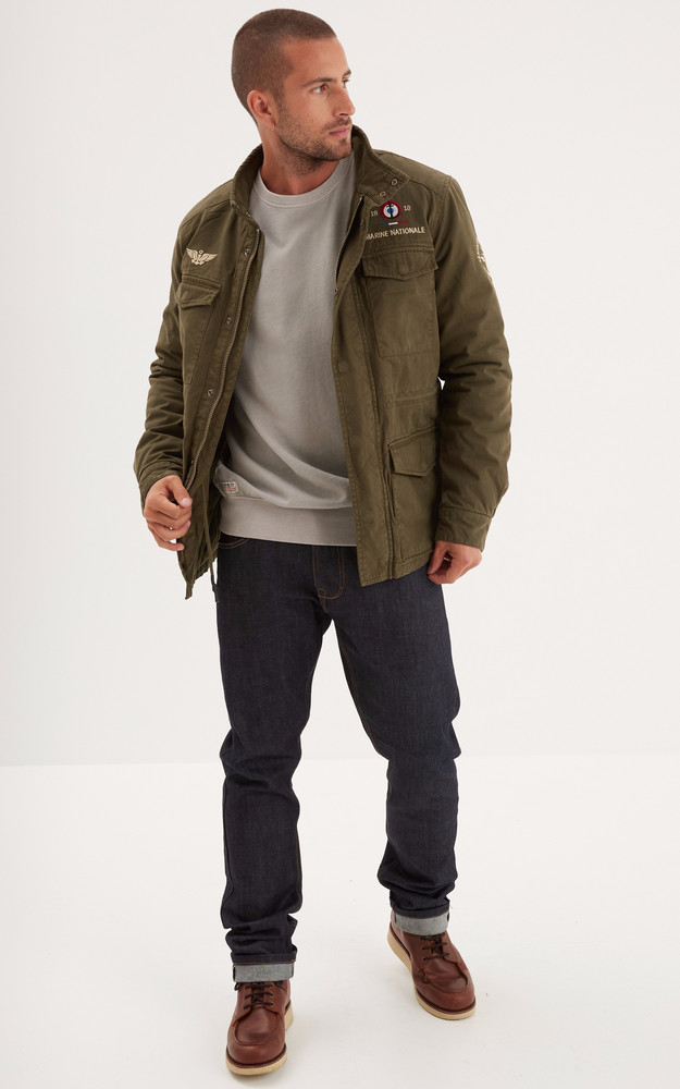 Veste coton Gulfstream kaki Marine Nationale