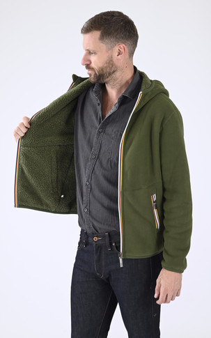 Veste polaire réversible JACK SHERPA vert