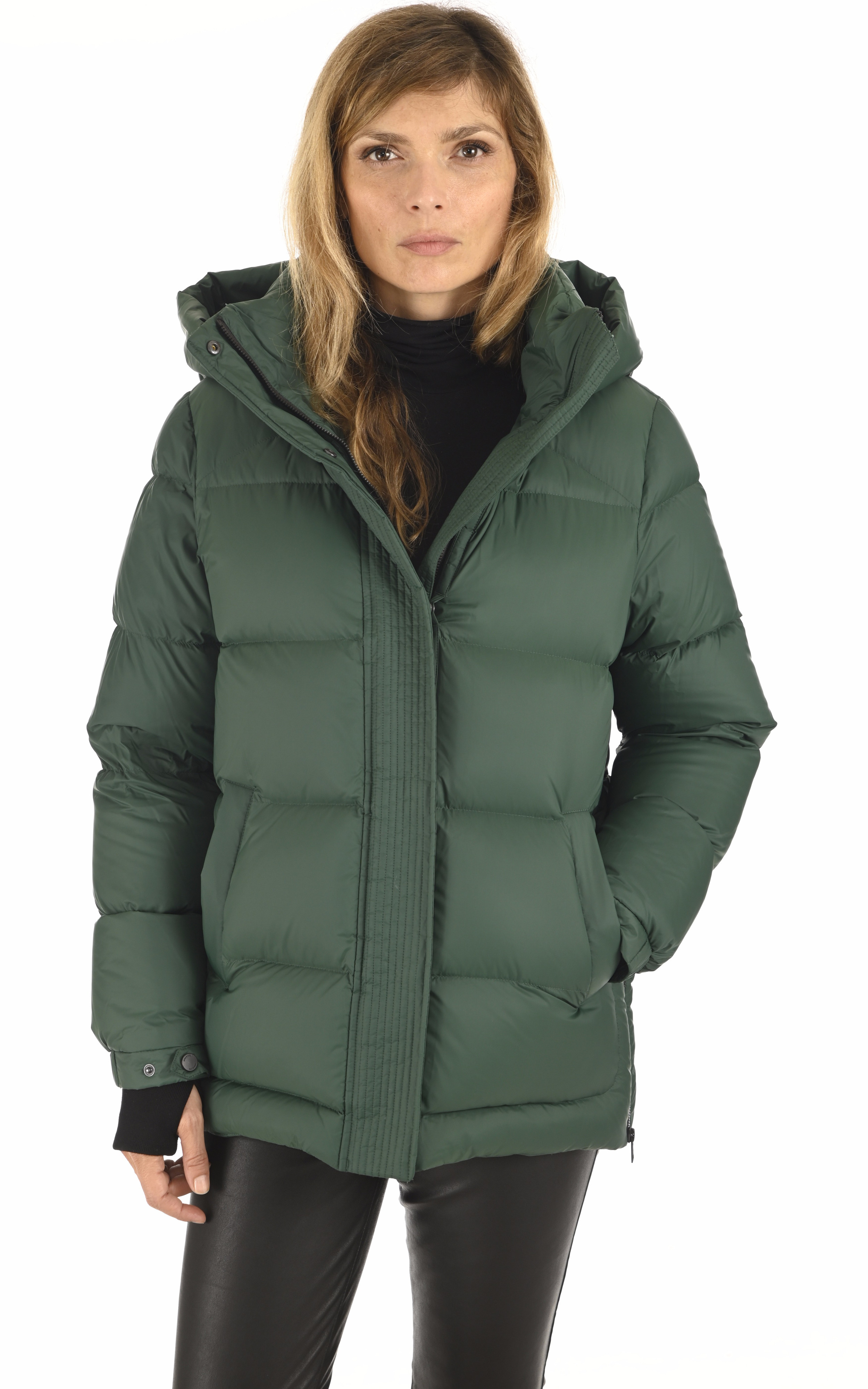 Doudoune Deja verte Soia & Kyo La Canadienne Doudounes Textile Vert Doudoune Deja verte Soia & Kyo La Canadienne Doudounes Textile Vert