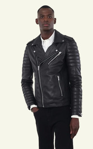 Blouson outlet cuir perfecto