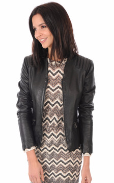 Blouson Cuir Agneau Végétal Blouson Cuir Agneau Végétal
