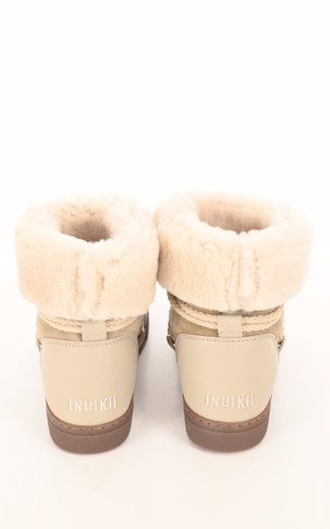 Boots nubuck high beige