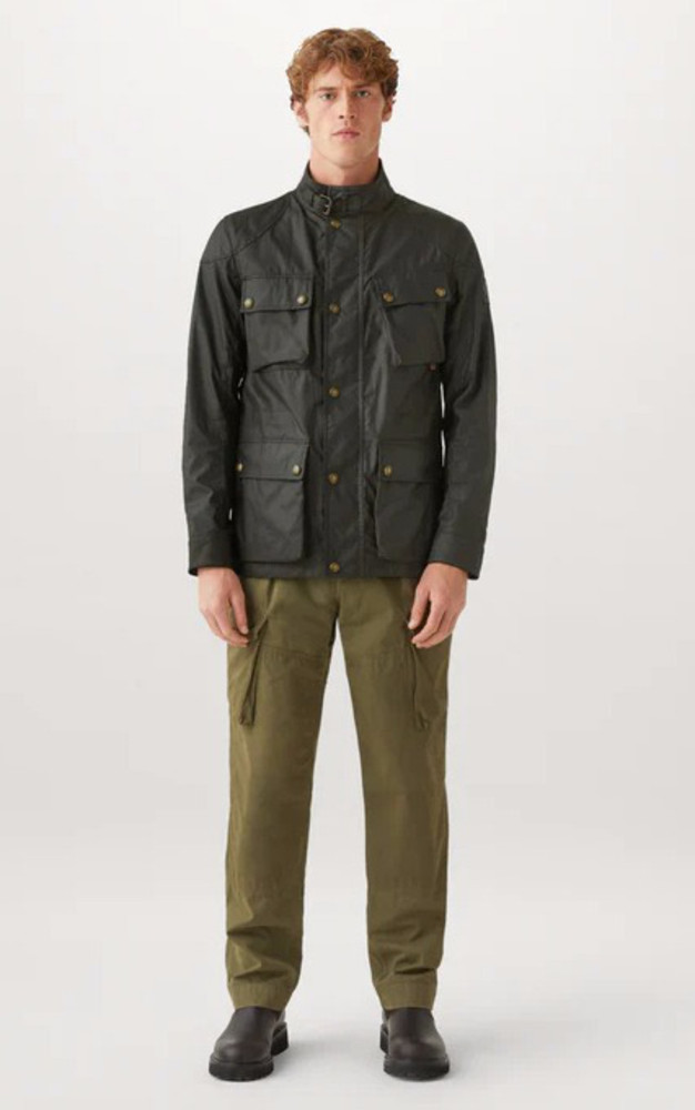 Veste imperméable cirée kaki Belstaff