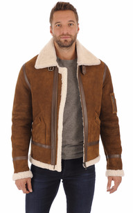 Hommes élimée palangre MA1 Bleu Veste D/'aviateur baseball col Manteau rembourré