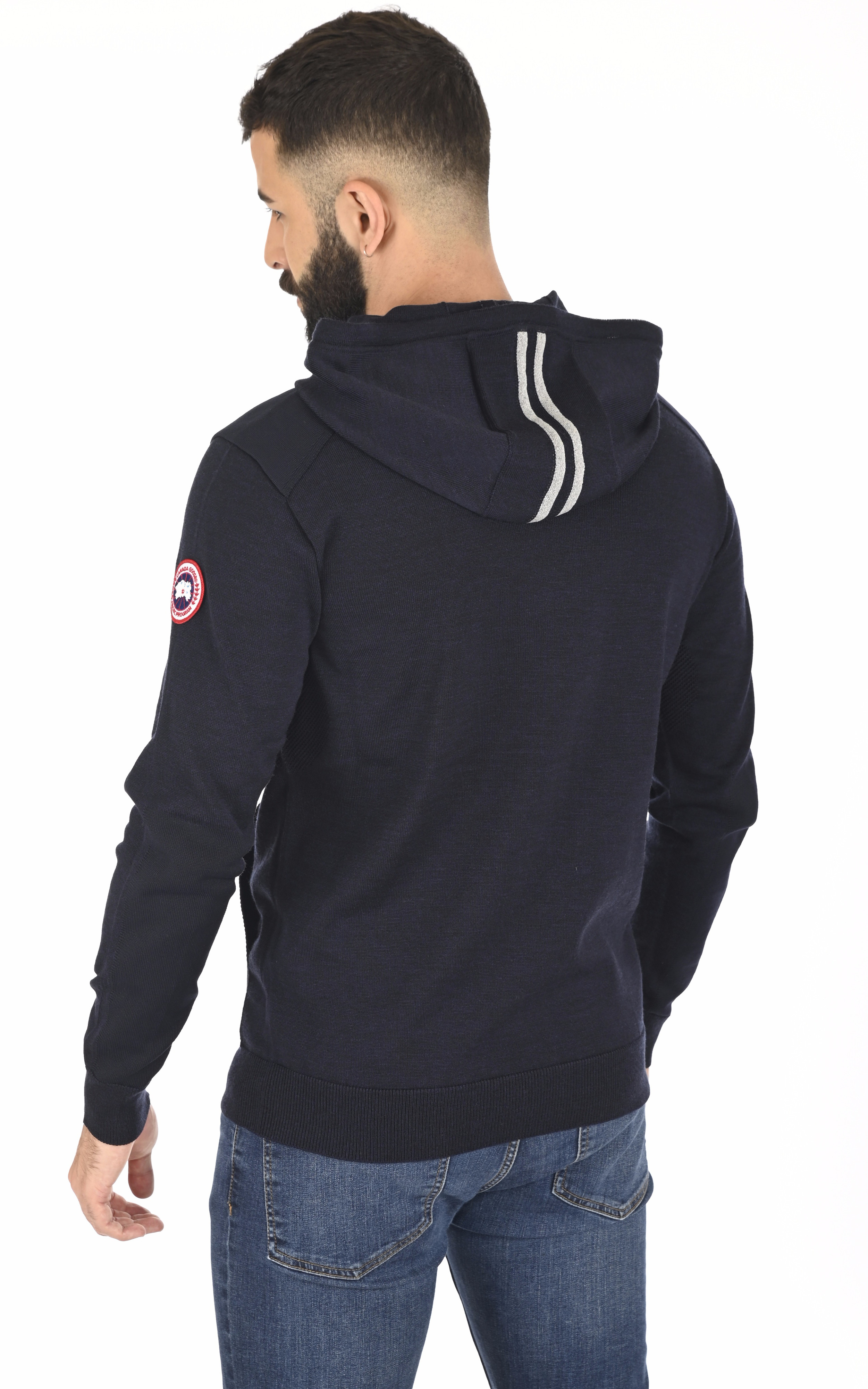 Pull à capuche Amherst navy Canada Goose