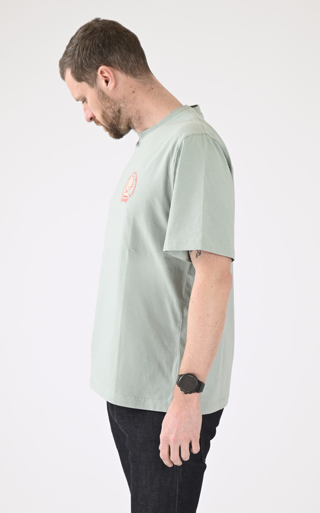 T-shirt Mfg Tee vert Pyrenex