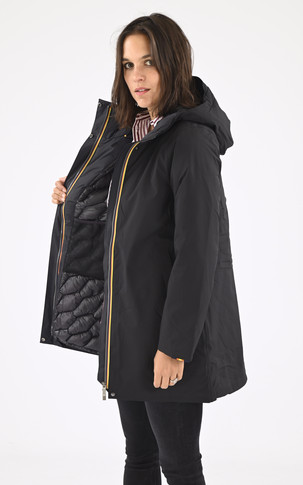 Parka Mathiel Bonded noir