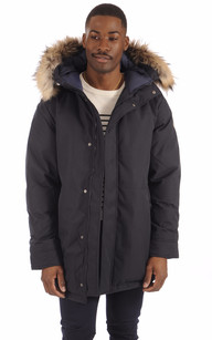 Parka Annecy Fur amiral Pyrenex - La Canadienne - Parkas Textile