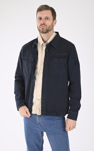 Chemise denim Melhart marine