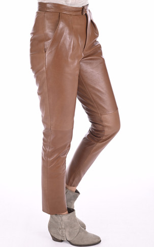 Pantalon Chino Femme Caramel