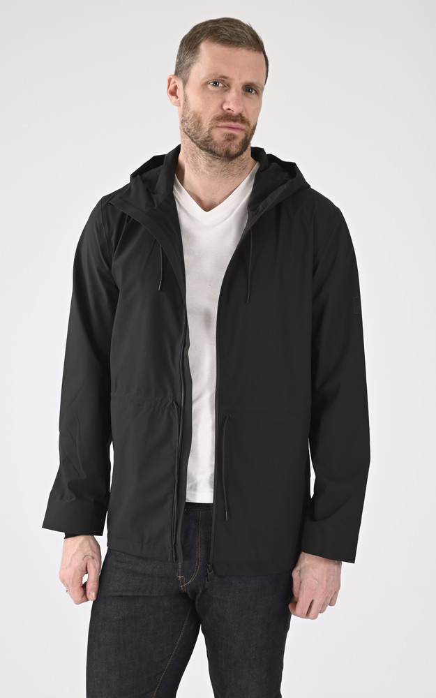 Coupe-vent mixte  SUVA HARDSHELL STRING noir Rains