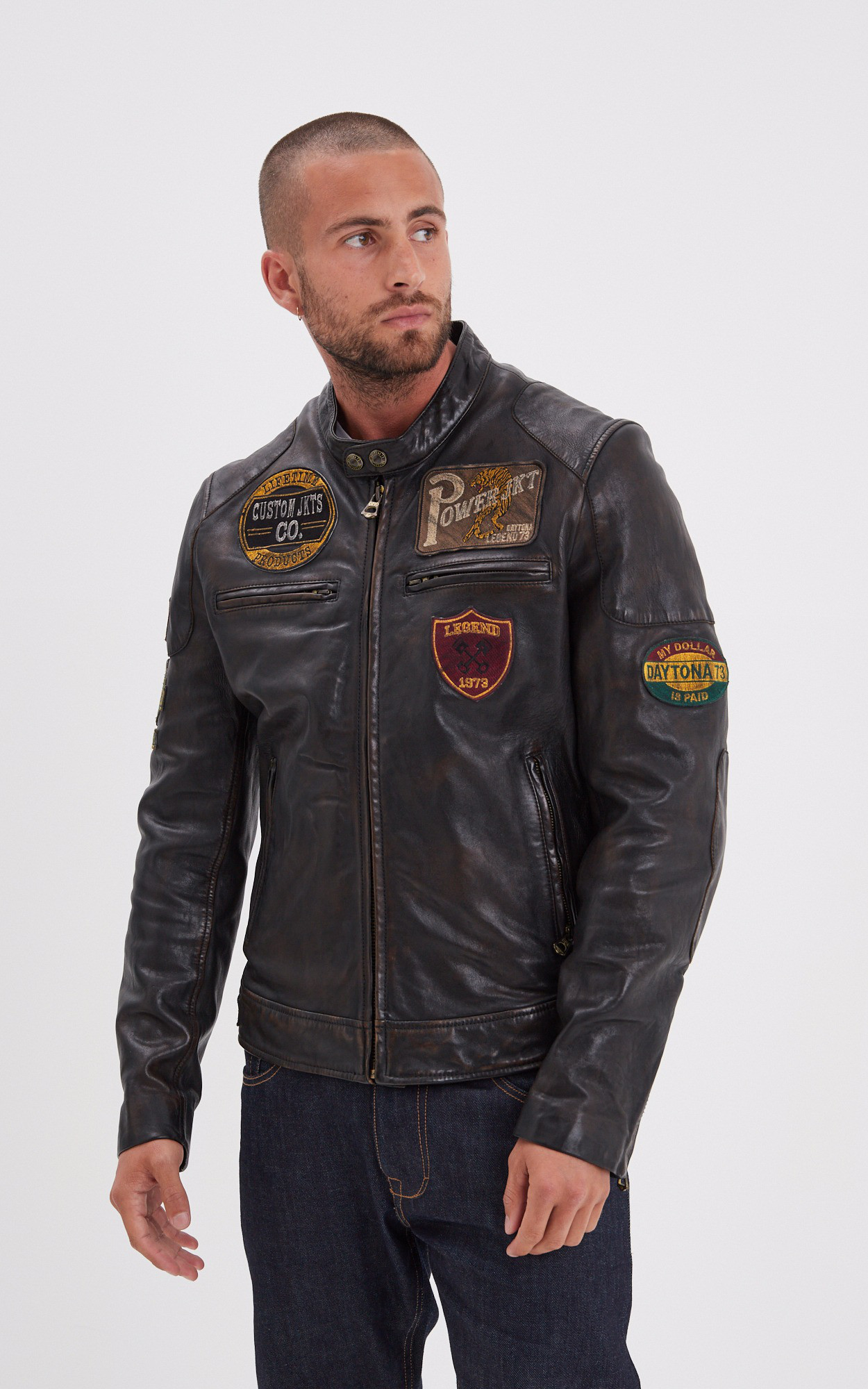 Blouson discount vintage moto