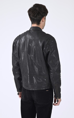 Blouson agneau Akronima noir