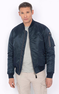 Blouson schott bleu marine new arrivals