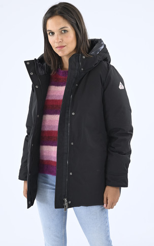 Parka courte Charlotte noir