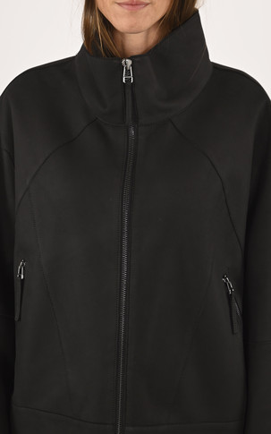 Veste couture agneau noir