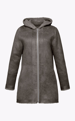 Veste réversible Idylle dark khaki
