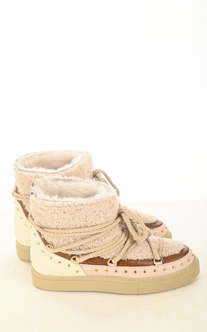 Boots mouton sand