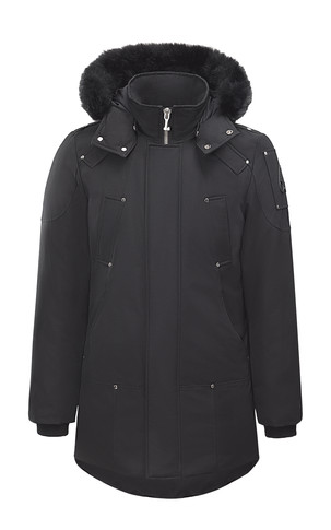 Parka chaude fourrure mouton Stirling noir