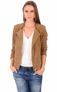 veste daim femme perfecto