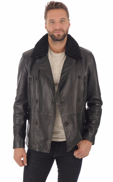 Veste cuir mouton homme Veste cuir mouton homme