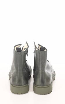 Boots fourrées WL02 cuir kaki