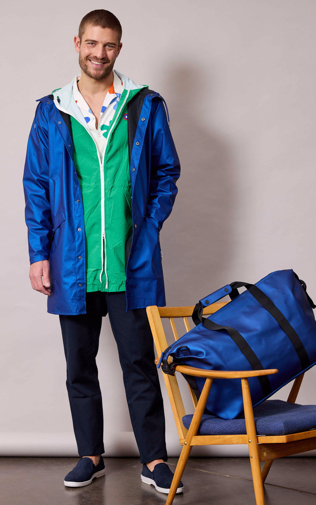 Imperméable Jacket 12020 bleu électrique Rains
