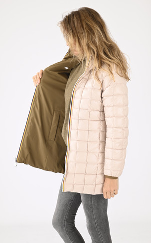 Parka réversible Sophie Thermo marron