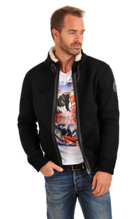 Gilet Laine Shelter Noir