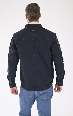 Chemise denim Melhart marine