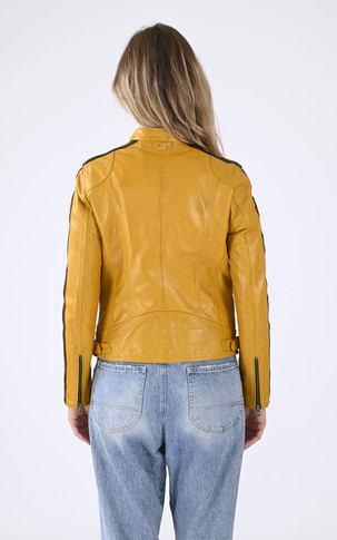 Blouson moto Wartbugy jaune