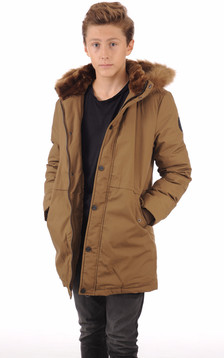 Parka à Capuche Camel Enfant Parka à Capuche Camel Enfant