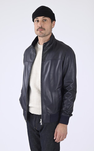 Blouson agneau Joel marine