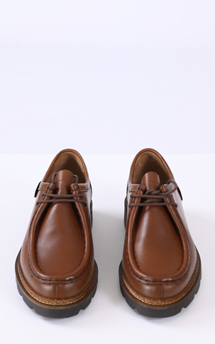 Derbies cuir Macha beige