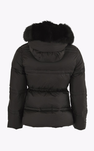 Doudoune cintrée Blanca noire