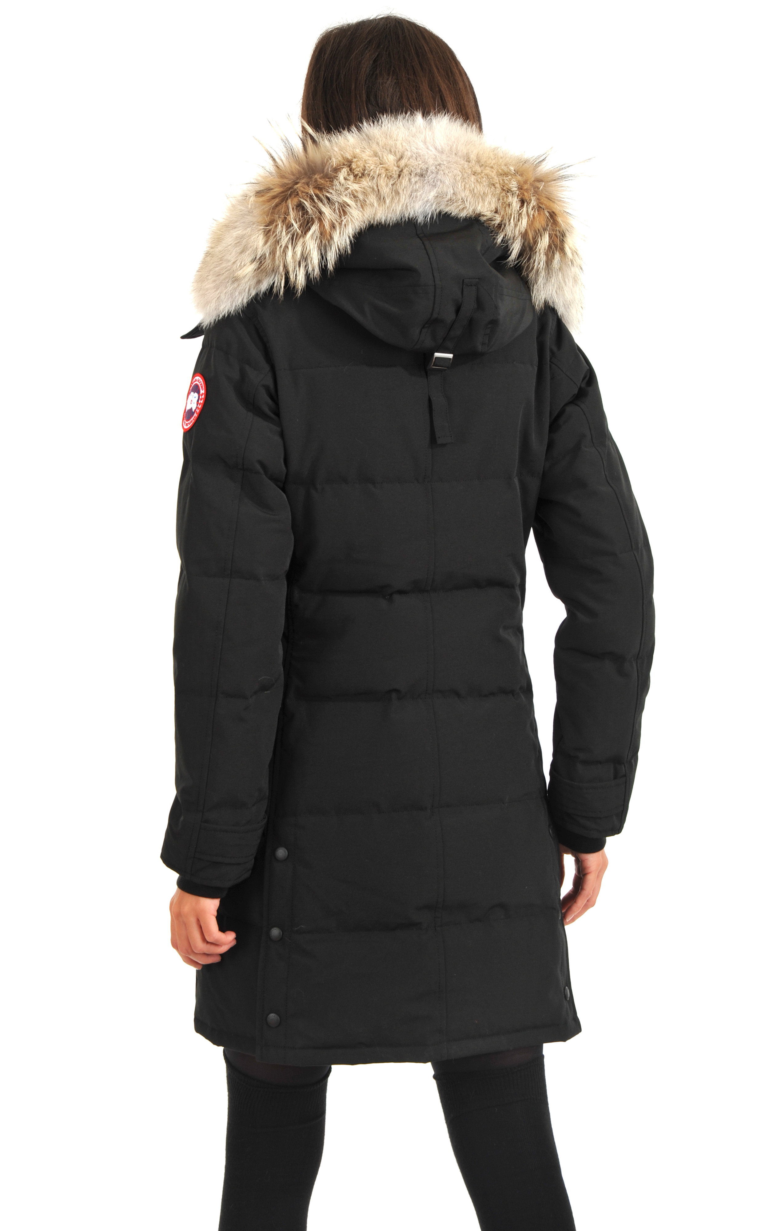 Parka Shelburne Noir Canada Goose La Canadienne Doudoune Parka Textile Noir