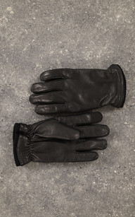 Gants cuir noir discount homme