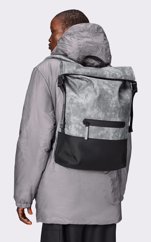 Sac à dos Trail Rolltop 14320 gris imprimé