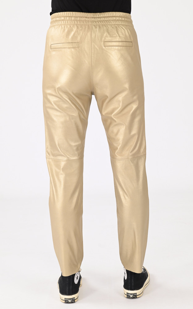 Pantalon jogpant cuir bronze Oakwood