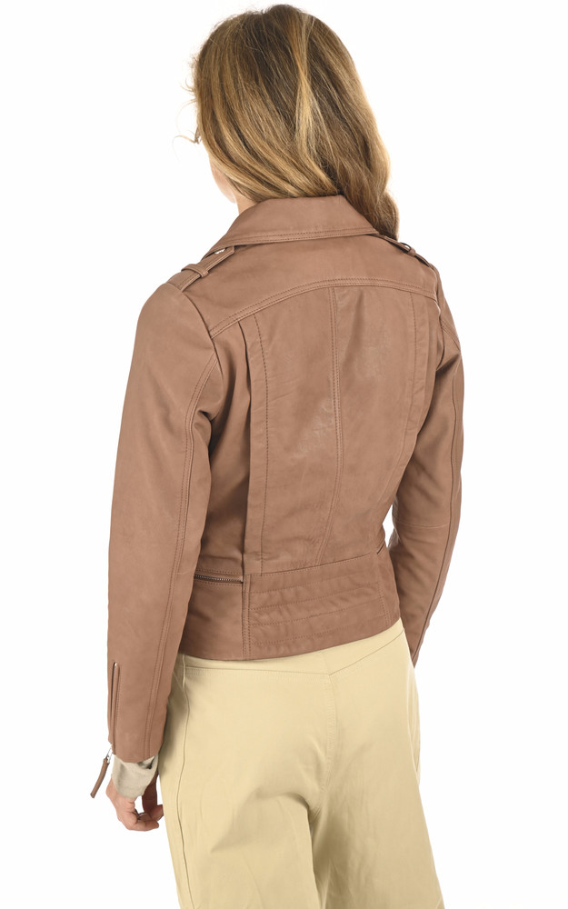 Blouson agneau camel La Canadienne