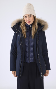 la canadienne Parka Jeni-FZ Marine