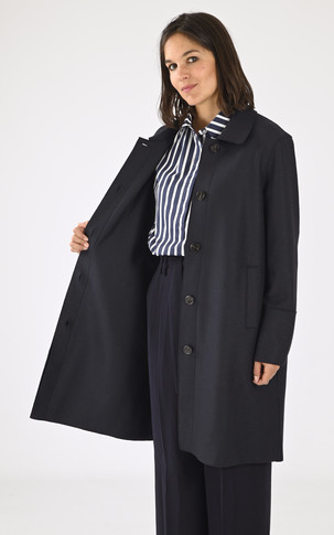 Manteau 3/4 bleu