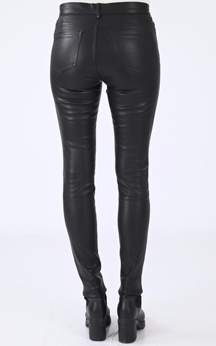 Pantalon Sexy cuir stretch noir