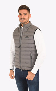 Doudoune sans manches gris The Royal Racer La Canadienne Doudounes Textile Gris