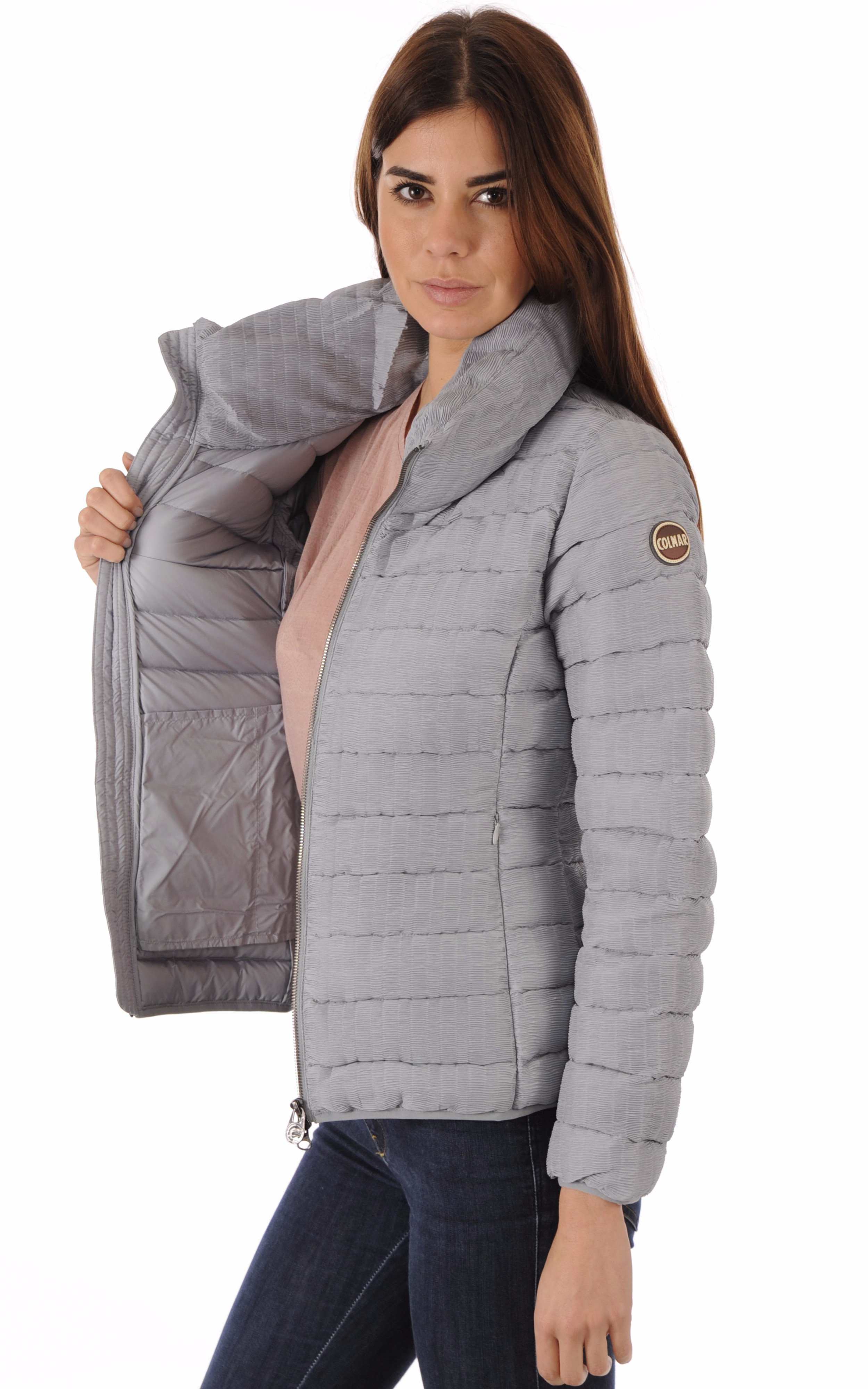 Doudoune Light Femme Grise Colmar  La Canadienne  Doudoune Textile Gris