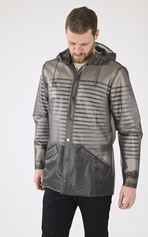 Imperméable Jacket 12010 mixte gris transparent